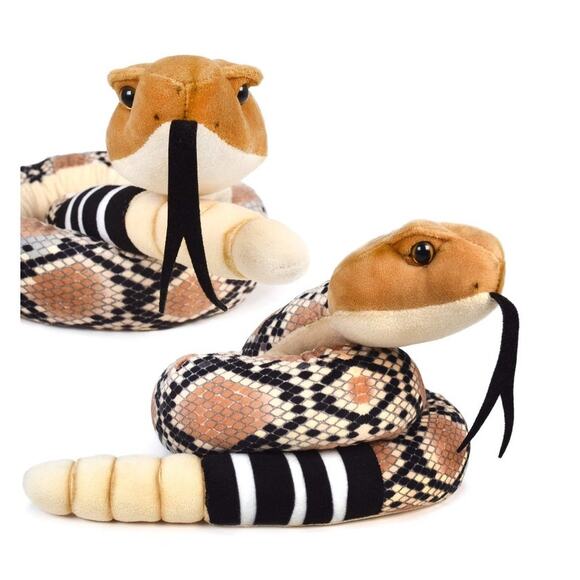 Tiger Tale Toys Rambo the Rattlesnake Plush Toy New! - Picture 1 of 7